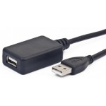 Купити Gembird USB 2.0 AM - AF 4.8m (UAE016-Black) 