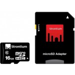 Купити Strontium MicroSDHC 16GB Class10 +SD adapter (SR16GTFC10A)