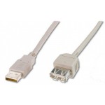 Купити Digitus USB2.0 AM/AF (AK-300200-030-E) 3m
