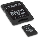 Купити Kingston MicroSD 16GB +SD adapter class 4 (SDC4/16GB)