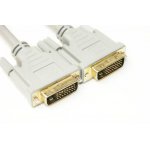Купити Кабель PowerPlant DVI / DVI 1.5m White (KD00AS1283)