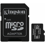 Купити Kingston microSDHC 32GB Canvas Select Plus Class 10 UHS-I U1 V10 A1 + SD-адаптер (SDCS2/32GB) 