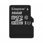 Купити Карта пам'яті Kingston MicroSDHC 16GB UHS-I A1 Class 10 card only (SDCS2/16GBSP)