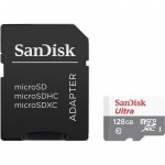 Купити SanDisk MicroSDXC 128GB UHS-1 Ultra Class 10 + SD adapter (SDSQUNS-128G-GN6TA)