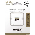 Купити Verico MicroSDXC 64GB Class 10 UHS-1 card only (1MCOV-MDH963-NN)
