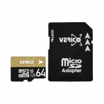 Купити Verico MicroSDXC 64GB Class 10 UHS-1 + SD adapter (1MCOV-MAX963-NN)