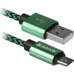 Купити Defender USB 2.0 AM - Micro 5P 1m USB08-03T Green (87804)