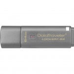 Купити Kingston 64GB DataTraveler Locker+ G3 Silver (DTLPG3/64GB)