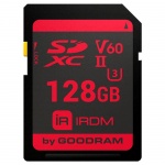 Купити Карта пам'яті GoodRAM 128Gb IRDM сlass 10 SDXC V60 UHS-II U3 (IR-S6B0-1280R11)