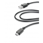 Купити Кабель CellularLine microUSB 0.6m Black (USBDATA06MUSBK)