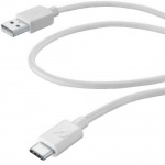 Купити Кабель CellularLine Type-C 0.6m White (USBDATA06USBCW)