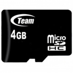 Купити Карта пам'яті Team microSDHC 4GB Class 4 (TUSD4G02) 