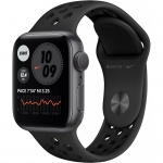 Купити Apple Watch Nike Series 6 GPS 40mm Space Gray Aluminium Case with Anthracite (M00X3) Black