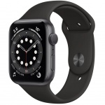 Купити Apple Watch Series 6 GPS 40mm  Space Gray Aluminium Case with Black Sport Band (MG133UL/A)