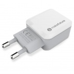 Купити Зарядний пристрій MakeFuture 2 USB 2.4 A White (MCW-21WH)