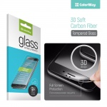 Купити Захисне скло ColorWay Samsung Galaxy A520 3D Soft Carbon (CW-GSSCSA520-W) White