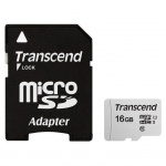 Купити Карта пам'яті Transcend 16GB microSDHC class 10 UHS-I U1 (TS16GUSD300S-A)