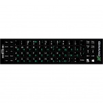 Купити Наклейка на клавиатуру Grand-X 68 keys UA Green Latin White (GXDGUA)