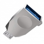 Купити Адаптер Hoco UA10 MicroUSB - USB OTG Pearl Nickel (65594)