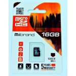 Купити Карта пам'яті Mibrand MicroSDHC 16GB UHS-I Class 10 (MICDHU1/16GB)