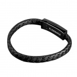 Купити Кабель Florence Bracelet Type-C 0.2m 3A Black (FL-2207-KT)