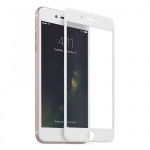 Купити Захисне скло 4D + cітка динамік Iphone 6/6S Plus White (тех.пак)