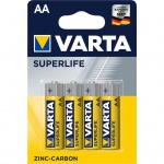 Купити Батарейка Varta AA SUPERLIFE Zinc-Carbon R6 4шт. (2006101414)