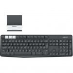Купити Клавіатура Logitech K375s Multi-Device Graphite + підставка (920-008184)