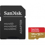 Купити Карта пам'яті SanDisk 128GB microSDXC Class 10 A2 V30 UHS-I U3 Extreme (SDSQXA1-128G-GN6AA)