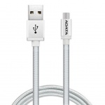 Купити Кабель A-DATA USB 2.0 - Micro USB 1.0m Silver (AMUCAL-100CMK-CSV)