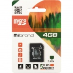 Купити Карта пам'яті Mibrand 4GB microSDHC class 6 (MICDC6/4GB)