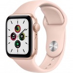 Купити Apple Watch SE GPS 40mm Gold Aluminium Case with Pink Sand Sport (MYDN2UL/A)
