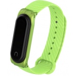 Купити Ремінець для фітнес браслета Armorstandart Carbon Silicone Series Xiaomi Mi Band 4/3 Green (ARM55021)