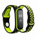 Купити Ремінець для фітнес браслета BeCover Nike Style Xiaomi Mi Smart Band 5 Black-Green (705152)