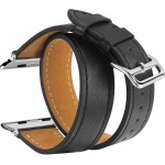 Купити Ремінець Apple Hermes Leather Loop Band for Apple Watch 38/40mm Black