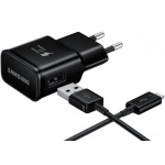 Купити Зарядний пристрій Samsung 5V 2A + Type-C Cable Fast Charging Black (EP-TA20EBECGRU)