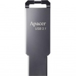 Купити Apacer 64GB AH360 USB3.1 Metal Black (AP64GAH360A-1)