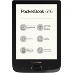 Купити Електронна книжка Pocketbook 616 Basic Lux2 Obsidian Black (PB616-H-CIS) 