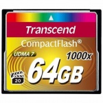 Купити Карта пам'яті Transcend 64Gb Compact Flash 1000x (TS64GCF1000)