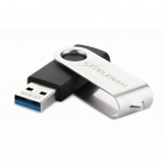 Купити eXceleram 128GB P1 Series Silver-Black USB 3.1 Gen 1 (EXP1U3SIB128)