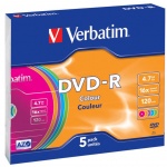 Купити Диск Verbatim DVD-R 5шт. (43557) 5шт