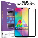 Купити Захисне скло MakeFuture Samsung A105 Black Full Cover Full Glue (MGF-SA105)