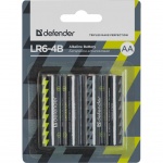 Купити Батарейка Defender AA LR6 Alkaline 4шт. (56012@)