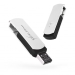 Купити eXceleram 32GB P2 Series White-Black USB 2.0 (EXP2U2WH2B32)