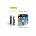 Купити Батарейка ColorWay AAA LR03 Alkaline Power лужні 2шт. (CW-BALR03-2BL) 