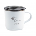 Купити Поїльник-непроливайка Kite термочашка біла 260ml (K21-324-01)