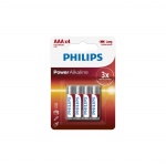 Купити Батарейка Philips AAA LR03 Power Alkaline 4шт. (LR03P4B/10)