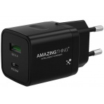 Купити Зарядний пристрій AMAZINGthing EU PD 30W QC 3.0 Speed Pro Black (EUPD30WB)