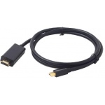 Купити Кабель Cablexpert miniDisplayPort - HDMI 1.8m Black (CC-mDP-HDMI-6)