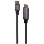 Купити Кабель Cablexpert DisplayPort - HDMI 1.8m 4K Black (CC-DP-HDMI-4K-6)